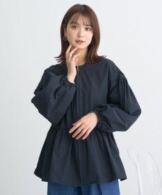 earth music&ecology 撥水ペプラムジップブルゾン