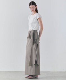 BEIGE， 【イージーケア・セットアップ対応】BATEAU / サイドディテール Iラインスカート