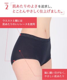 Wing ショーツ 綿混(身生地部) やさしい肌あたり 【デイリーフィット やわらかコットン】 はきこみ丈ふかめ EC3230 ウイング／ワコール