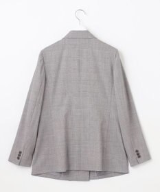 J.PRESS LADIES T/R/Wグレンチェック ダブル ジャケット