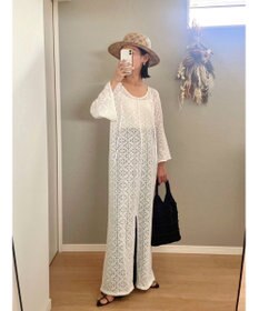 Green Parks AnriettMusee レースロングワンピース