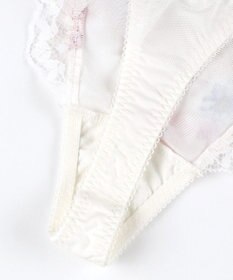 WACOAL Ｔバック ショーツ 【リボンブラ 脇すっきり】 BXB443とペア はきこみ丈あさめ ソング レディース PXB443 /ワコール