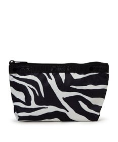 LeSportsac SMALL SLOAN COSMETIC/クリームブラックゼブラ