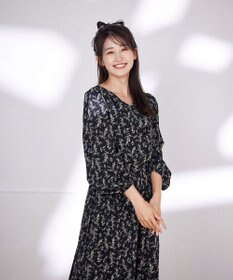 Tiaclasse L 【洗える・新色追加】パフスリーブプリーツワンピース