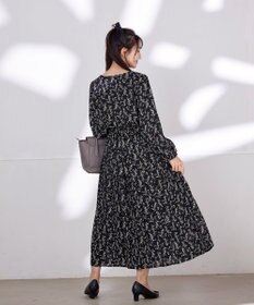 Tiaclasse 【洗える・新色追加】パフスリーブプリーツワンピース