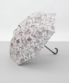 AURORA 【 Beaurance （ビューランス）】サマーシールド プリント夢が棲む場所　晴雨兼用傘（長傘）