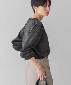 AMERICAN HOLIC ラメ入りクルーネックニットプルオーバー