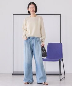 AMERICAN HOLIC ラメ入りクルーネックニットプルオーバー