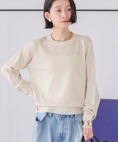 AMERICAN HOLIC ラメ入りクルーネックニットプルオーバー