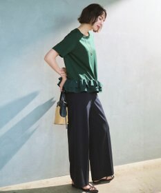UNFILO BEAUTY FORM-T フリルヘム Tシャツ