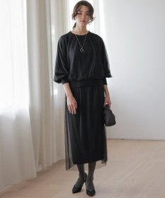 組曲 S 【WEB限定】チュールニット×リバーシブルスカート セット