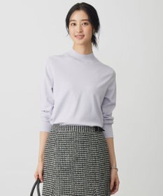 J.PRESS LADIES 【人気のため新色追加】PRINCE ハイネック ニット ラベンダー系