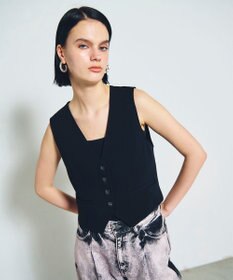 GRACE CONTINENTAL トリアセショートジレ