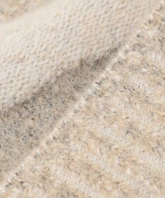 JOSEPH ABBOUD MOUNTAIN 【イタリア糸使用/軽量】ブークレーカモフラージュ ニット帽