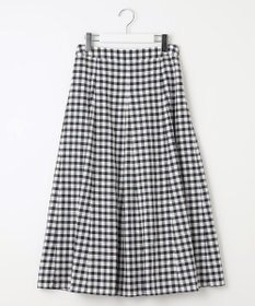 J.PRESS LADIES 【洗える】アセVis ギンガム スカート