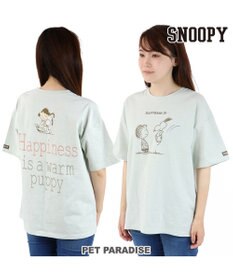 スヌーピー お揃い ｔシャツ オーナー用 ハートウォーム グリーン ユニセックス 男女 おそろい ドッグウエア リンクコーデ ドッグウェア イヌ おしゃれ かわいい キャラクター Pet Paradise ファッション通販 公式通販 オンワード クローゼット