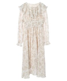 earth music&ecology 隠れバンビ花柄ワンピース