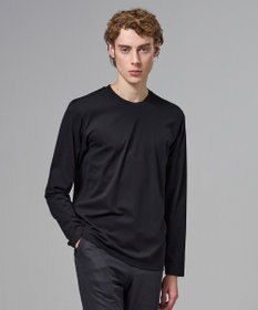 JOSEPH HOMME 新色追加【高機能素材】ハイゲージベアスムース　クルーネック長袖Ｔシャツ