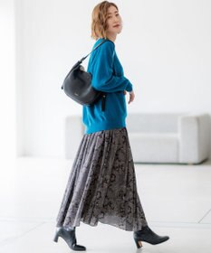 23区 【Oggi2月号掲載/洗える】ピュアカシミヤ クルーネック ニット