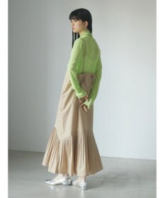 Green Parks ａ．裾プリーツキャミワンピース