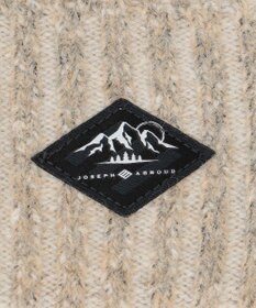 JOSEPH ABBOUD MOUNTAIN 【イタリア糸使用/軽量】ブークレーカモフラージュ ニット帽
