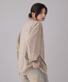 WEGO 【ユニセックス着用ITEM/2点SET/MLサイズ展開】アクセ付きフェイクスウェードプルオーバー