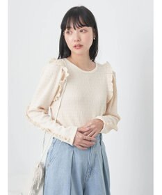 earth music&ecology シャーリングカットプルオーバー