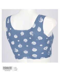 une nana cool MADE WITH PEANUTS 【綿混】フラット仕上げノンワイヤーブラジャー