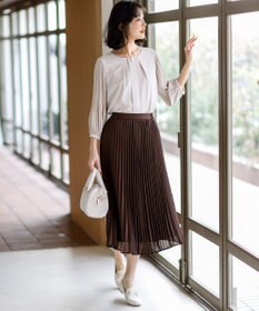 ANY SIS プリーツスリーブ ブラウス