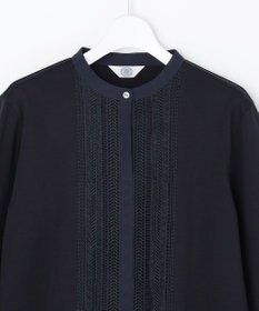 J.PRESS LADIES S レースコンビ ボウタイ カットソー