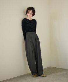 #Newans 【洗濯機可／ 前後着用可】 シアーベロアプルオーバー