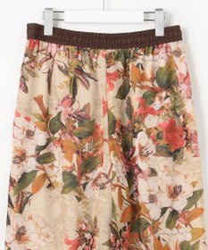 自由区 ボタニカルプリントドロスト パンツ