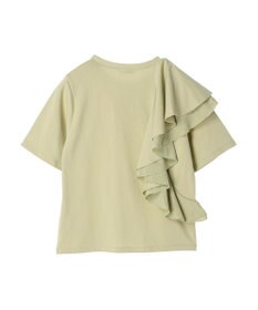 earth music&ecology アシメフリルプルオーバー