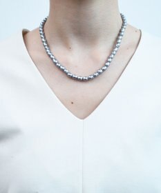 monshiro 【ガラスパール/スワロフスキー】ハナビワトトリショート ネックレス