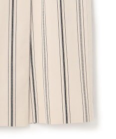 23区 S 【洗える】コットンリネンストライプ Iライン スカート