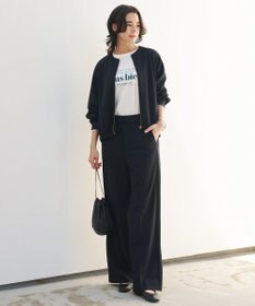 UNFILO 【新色追加/美シルエット/15サイズ展開】BEAUTY MOVE ワイドストレートパンツ