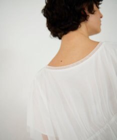 GRACE CONTINENTAL チュールレイヤードトップ