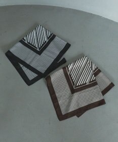 Green Parks ７０ｃｍ　幾何学柄スカーフ