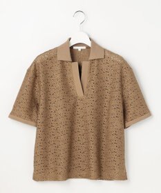 自由区 ラッセルレースジャージー トップス