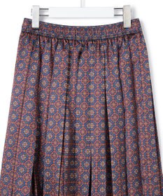 J.PRESS YORK STREET 【WOMEN】オリジナルプリント プリーツスカート