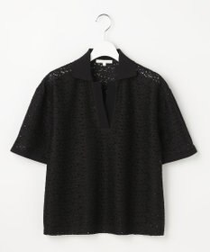 自由区 ラッセルレースジャージー トップス