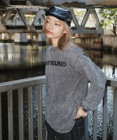 WEGO 【ユニセックス着用ITEM】ケミカルウォッシュグラフィックT（LS）