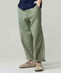 J.PRESS MEN 【NYUZELESS】ワイドベイカー パンツ カーキ系