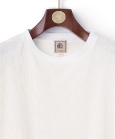 J.PRESS MEN ブロックリンクス クルーネック Tシャツ