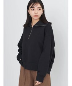 earth music&ecology ハーフＺＩＰスウェット