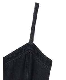 earth music&ecology サイドカットデニムキャミワンピース