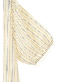 earth music&ecology ミニパフショートスリーブブラウス