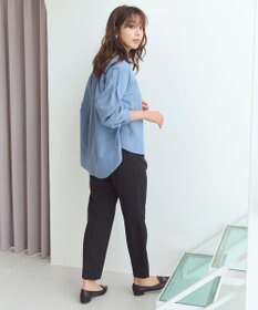 Feroux 【洗える】マリンテーパードパンツ