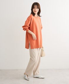 Green Parks もちやわサイドリブニットチュニック