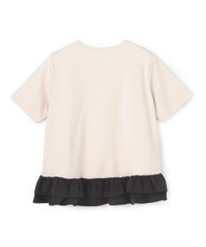 UNFILO 【野呂佳代さん着用】BEAUTY FORM-T フリルヘム Tシャツ